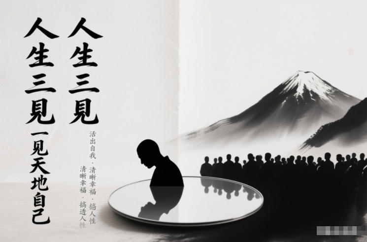 人生三见一见天地见众生见自己，活出自我拥有清晰幸福人生，搞透人性,速发云资源网