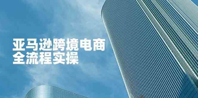 亚马逊跨境电商全流程实操，教你从零开始，掌握店铺运营与广告技巧,速发云资源网