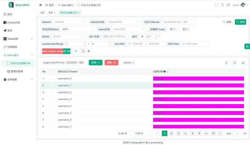 qing-admin(基于Vue3构建的企业级后台管理框架),速发云资源网