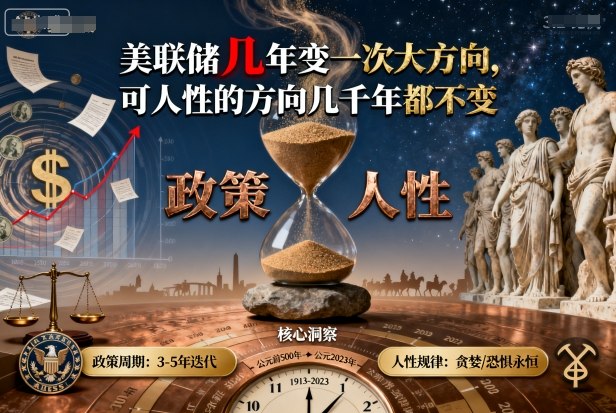 付费文章：美联储几年变一次大方向，可人性的方向几千年都不变,速发云资源网